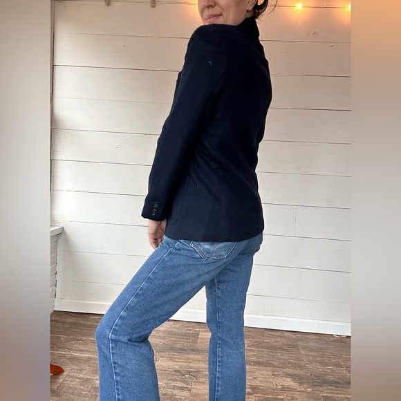 Vintage Navy Blazer the Fashion Place 80s 12 - Picture 3 of 6